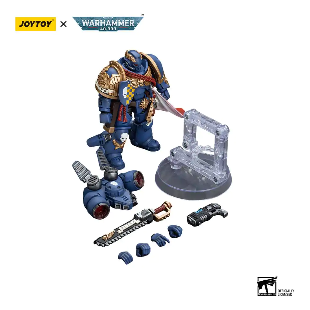 Warhammer 40k Figurka Akcji 1/18 Ultramarines Captain z Jump Packiem 12 cm zdjęcie produktu