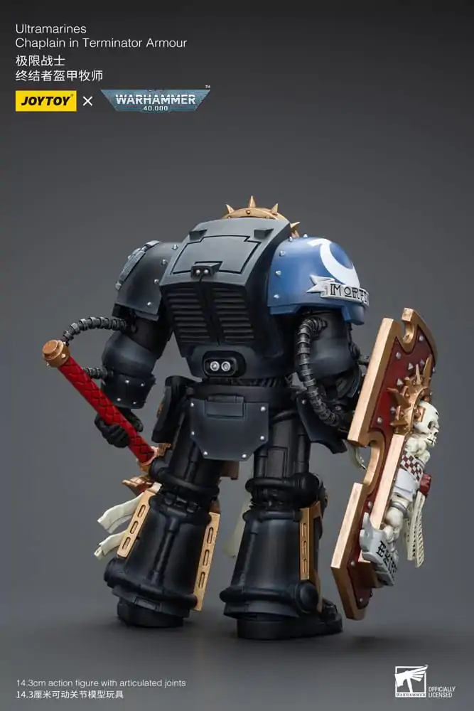 Warhammer 40k Figurka Akcji 1/18 Ultramarines Chaplain w Zbroi Terminatora 12 cm zdjęcie produktu