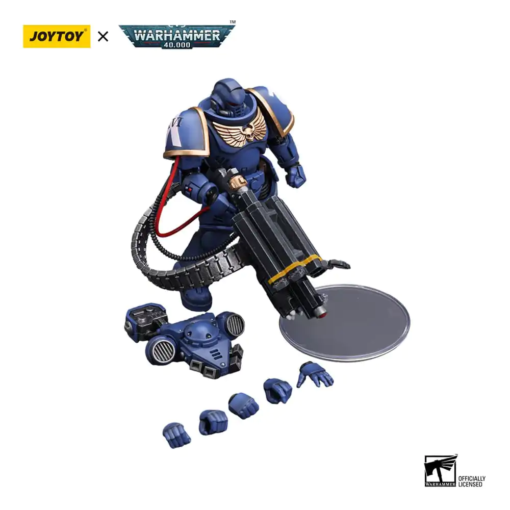 Warhammer 40k Figurka Akcji 1/18 Ultramarines Desolation Marine z Castellan Launcher (Superfrag) 12 cm zdjęcie produktu