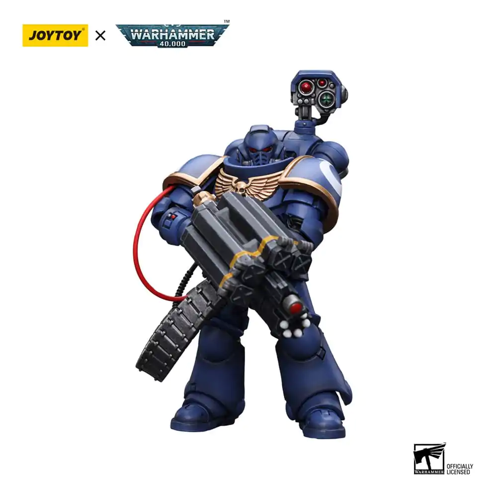 Warhammer 40k Figurka Akcji 1/18 Ultramarines Desolation Marine z Castellan Launcher (Superfrag) 12 cm zdjęcie produktu