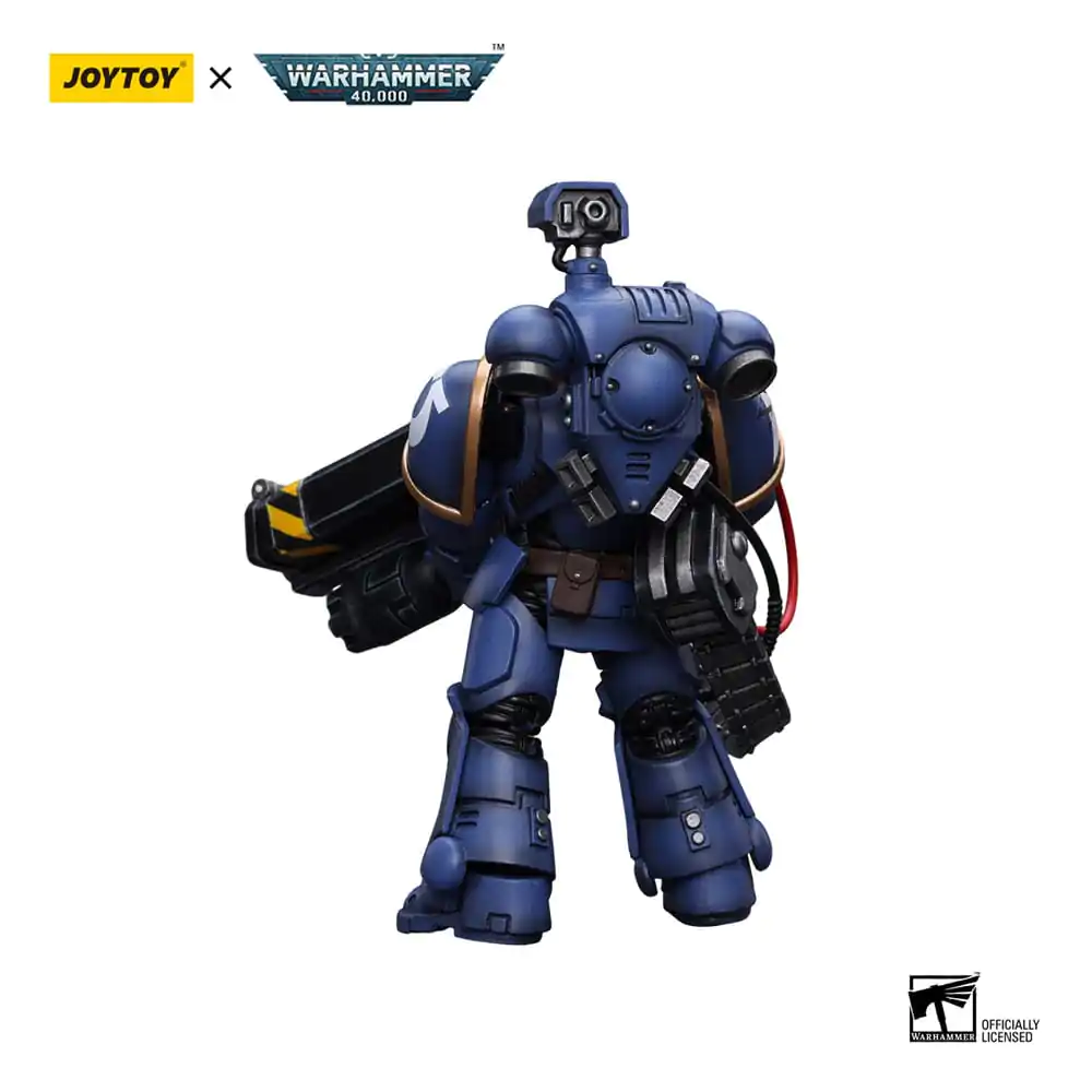 Warhammer 40k Figurka Akcji 1/18 Ultramarines Desolation Marine z Castellan Launcher (Superkrak) 12 cm zdjęcie produktu