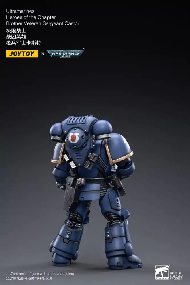 Warhammer 40k Figurka Akcji 1/18 Ultramarines Heroes of the Chapter Brat Veteran Sierżant Castor 12 cm zdjęcie produktu