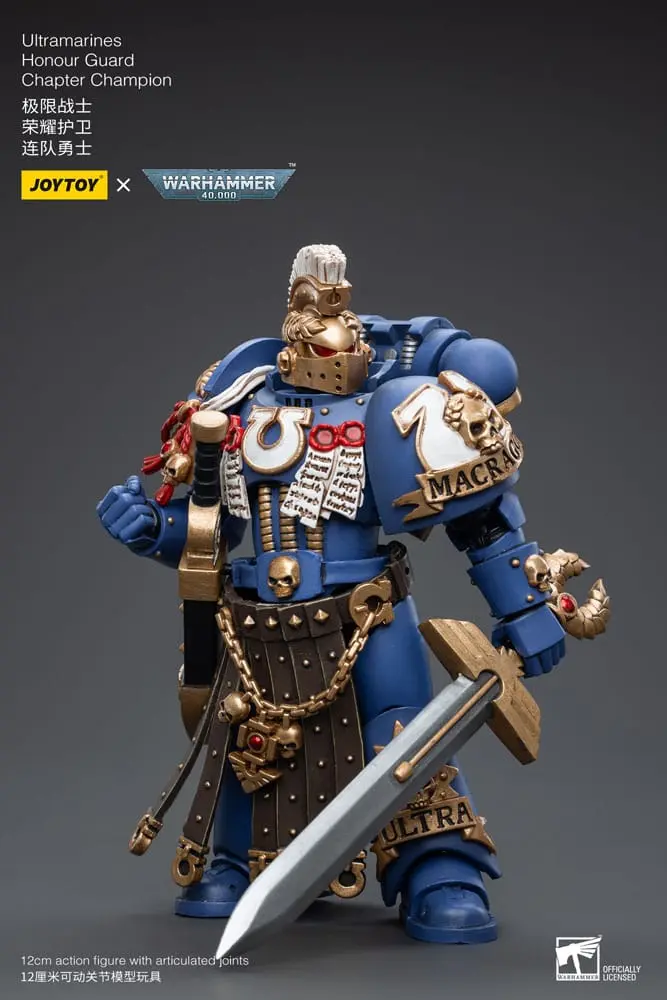 Warhammer 40k Figurka Akcji 1/18 Ultramarines Honour Guard Chapter Champion 12 cm zdjęcie produktu