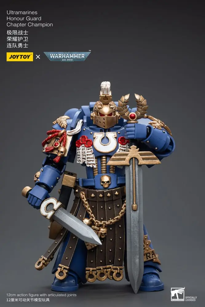 Warhammer 40k Figurka Akcji 1/18 Ultramarines Honour Guard Chapter Champion 12 cm zdjęcie produktu