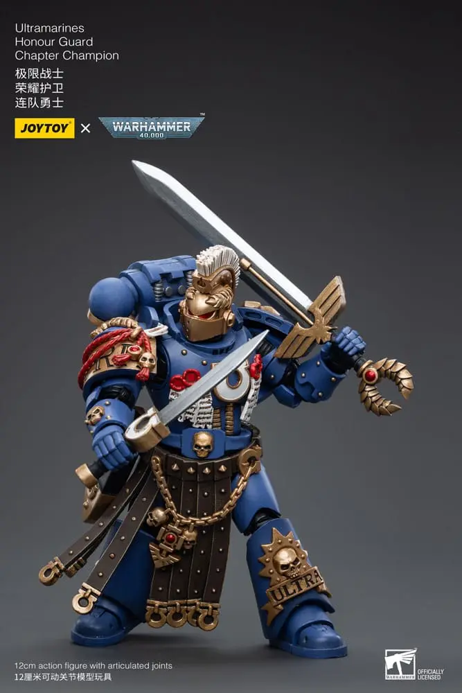 Warhammer 40k Figurka Akcji 1/18 Ultramarines Honour Guard Chapter Champion 12 cm zdjęcie produktu