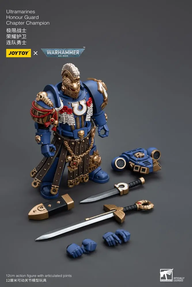 Warhammer 40k Figurka Akcji 1/18 Ultramarines Honour Guard Chapter Champion 12 cm zdjęcie produktu