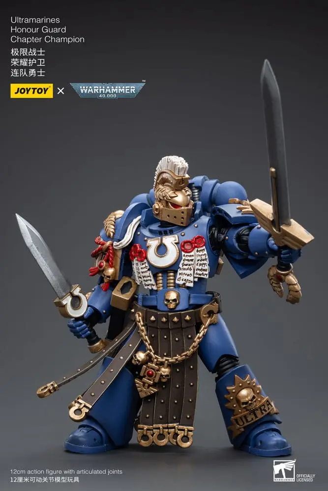 Warhammer 40k Figurka Akcji 1/18 Ultramarines Honour Guard Chapter Champion 12 cm zdjęcie produktu