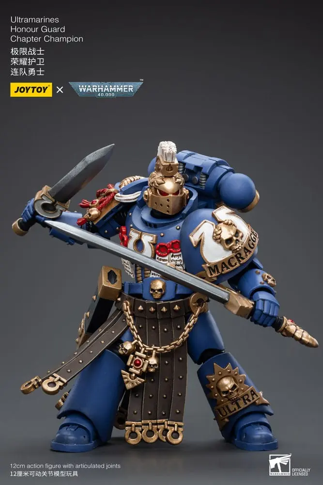 Warhammer 40k Figurka Akcji 1/18 Ultramarines Honour Guard Chapter Champion 12 cm zdjęcie produktu