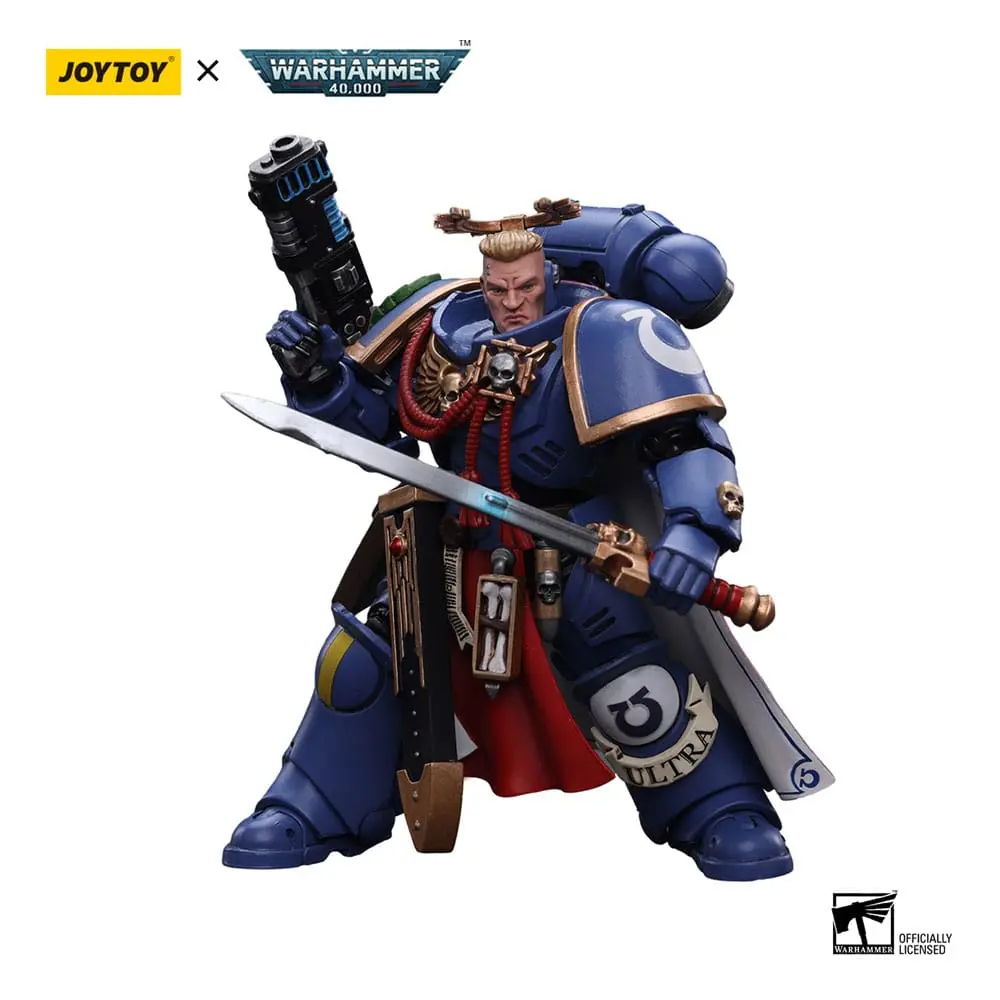 Warhammer 40k Figurka Akcji 1/18 Ultramarines Primaris Captain z Power Sword i Plasma Pistol 12 cm zdjęcie produktu