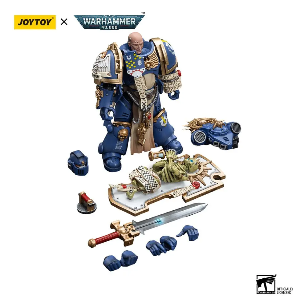 Warhammer 40k Figurka Akcji 1/18 Ultramarines Primaris Captain z Reliktową Tarczą i Mieczem Energetycznym 12 cm zdjęcie produktu