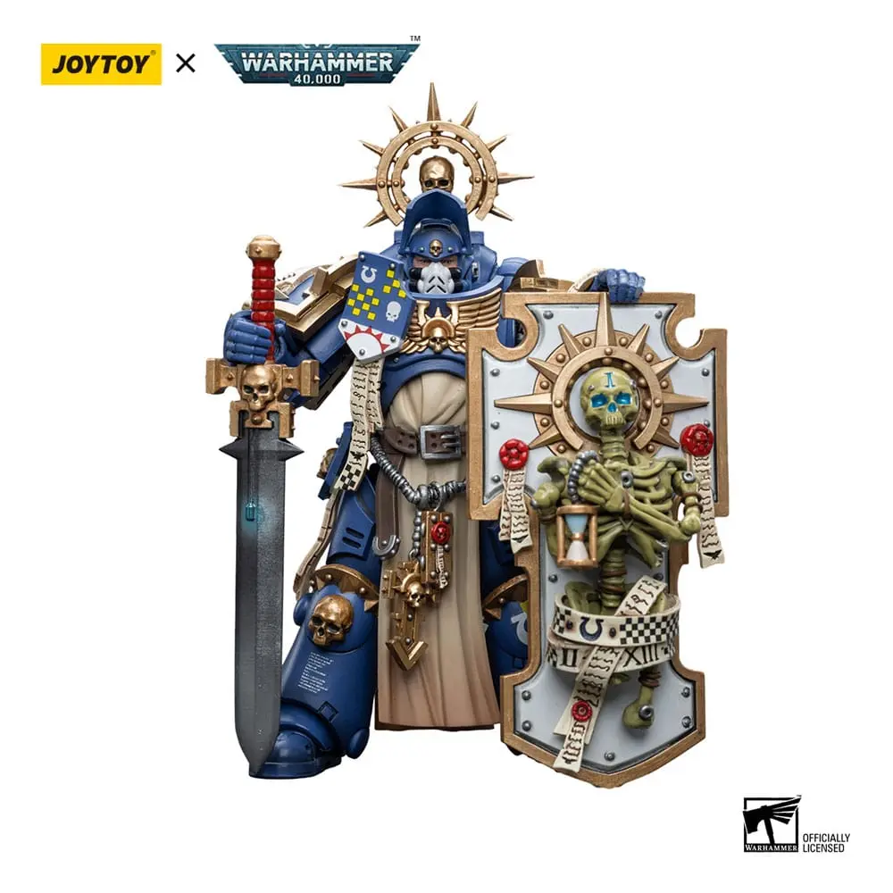 Warhammer 40k Figurka Akcji 1/18 Ultramarines Primaris Captain z Reliktową Tarczą i Mieczem Energetycznym 12 cm zdjęcie produktu