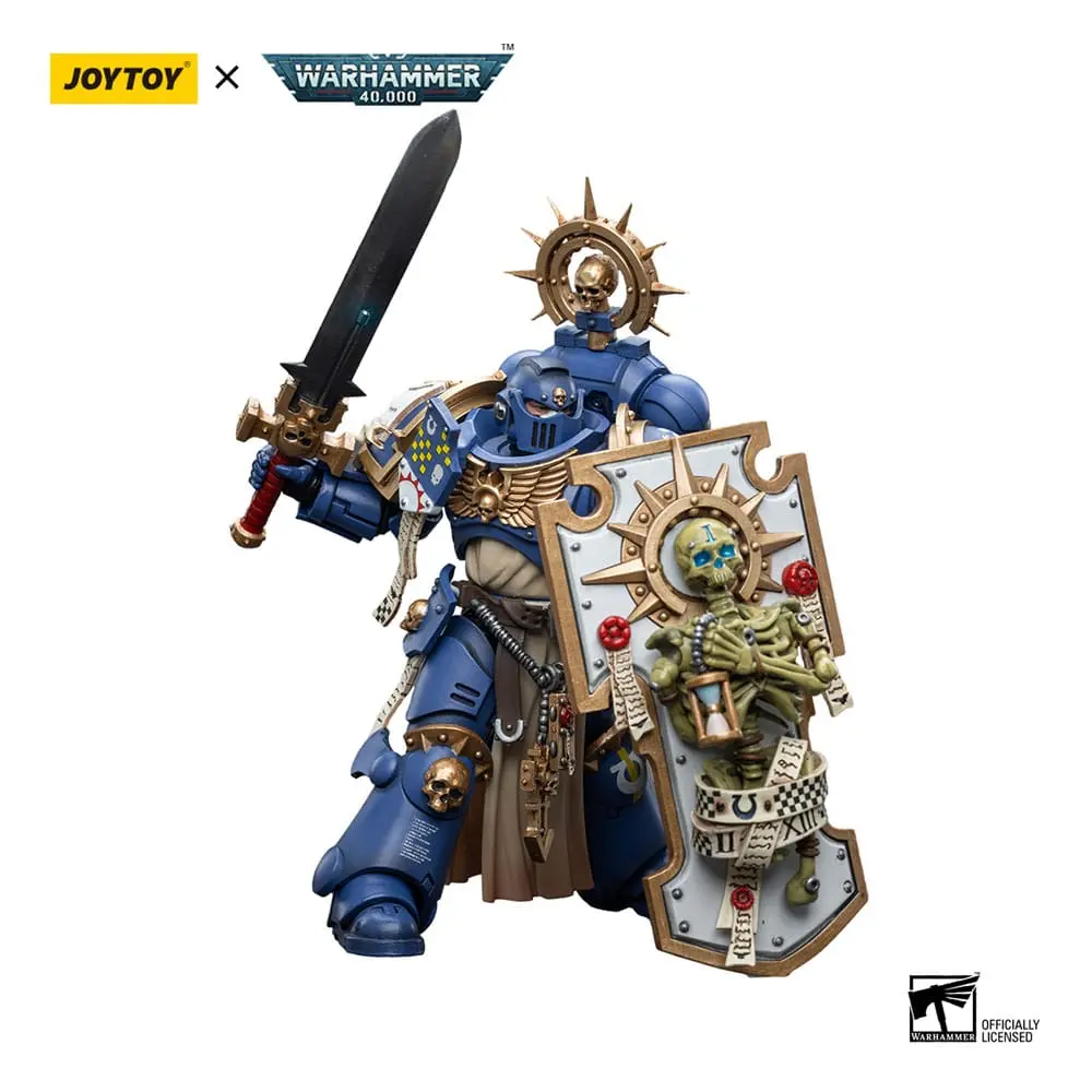 Warhammer 40k Figurka Akcji 1/18 Ultramarines Primaris Captain z Reliktową Tarczą i Mieczem Energetycznym 12 cm zdjęcie produktu