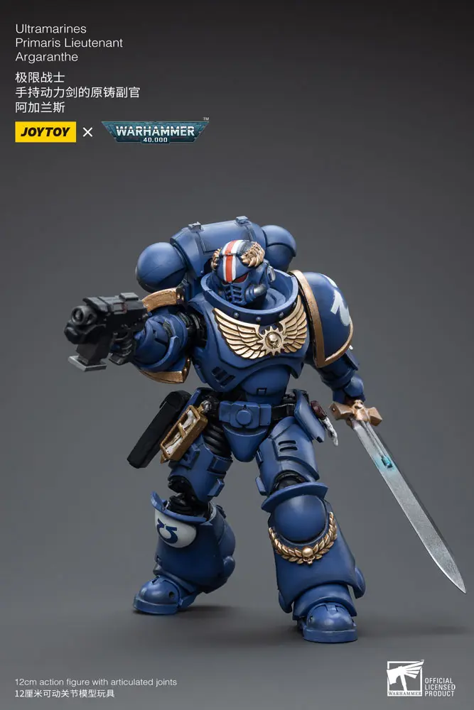 Warhammer 40k Figurka Akcji 1/18 Ultramarines Primaris Porucznik Argaranthe 12 cm zdjęcie produktu