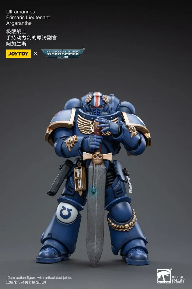 Warhammer 40k Figurka Akcji 1/18 Ultramarines Primaris Porucznik Argaranthe 12 cm zdjęcie produktu