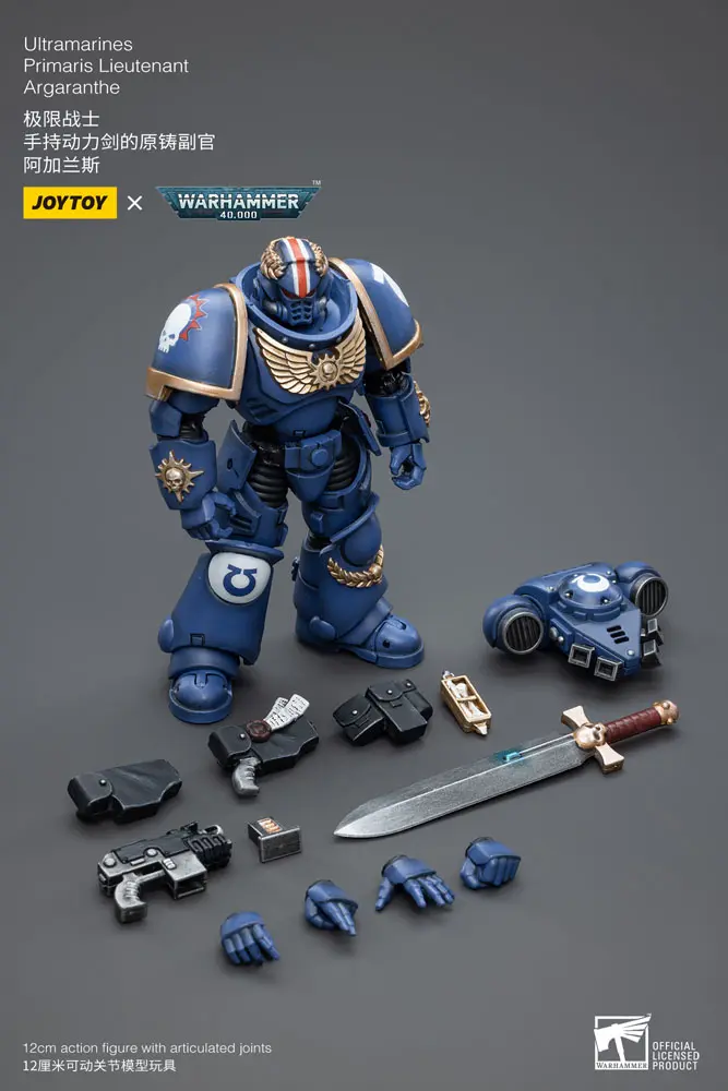 Warhammer 40k Figurka Akcji 1/18 Ultramarines Primaris Porucznik Argaranthe 12 cm zdjęcie produktu