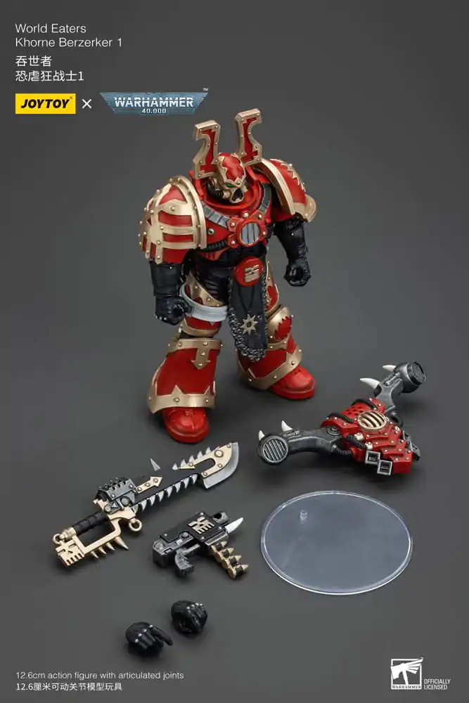 Warhammer 40k Figurka Akcji 1/18 World Eaters Khorne Berzerker 1 13 cm zdjęcie produktu