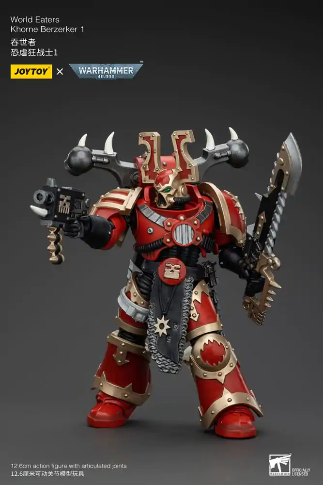 Warhammer 40k Figurka Akcji 1/18 World Eaters Khorne Berzerker 1 13 cm zdjęcie produktu