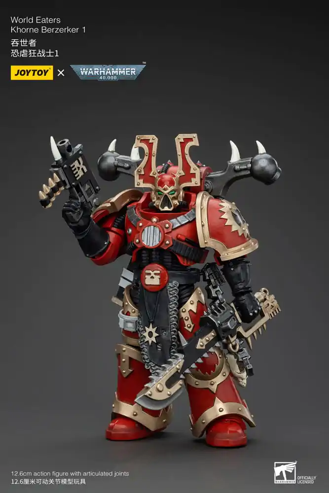 Warhammer 40k Figurka Akcji 1/18 World Eaters Khorne Berzerker 1 13 cm zdjęcie produktu