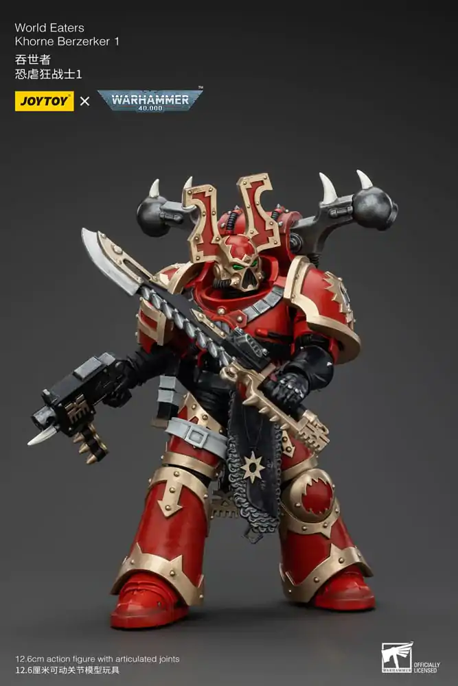 Warhammer 40k Figurka Akcji 1/18 World Eaters Khorne Berzerker 1 13 cm zdjęcie produktu