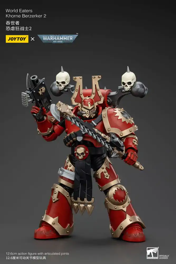 Warhammer 40k Figurka Akcji 1/18 World Eaters Khorne Berzerker 2 13 cm zdjęcie produktu