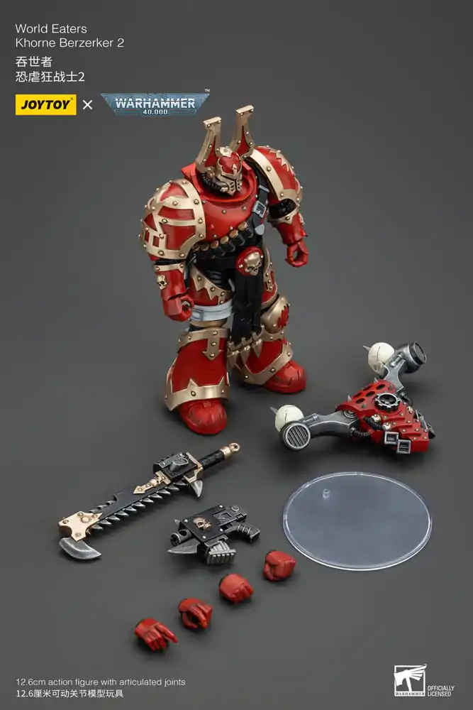 Warhammer 40k Figurka Akcji 1/18 World Eaters Khorne Berzerker 2 13 cm zdjęcie produktu