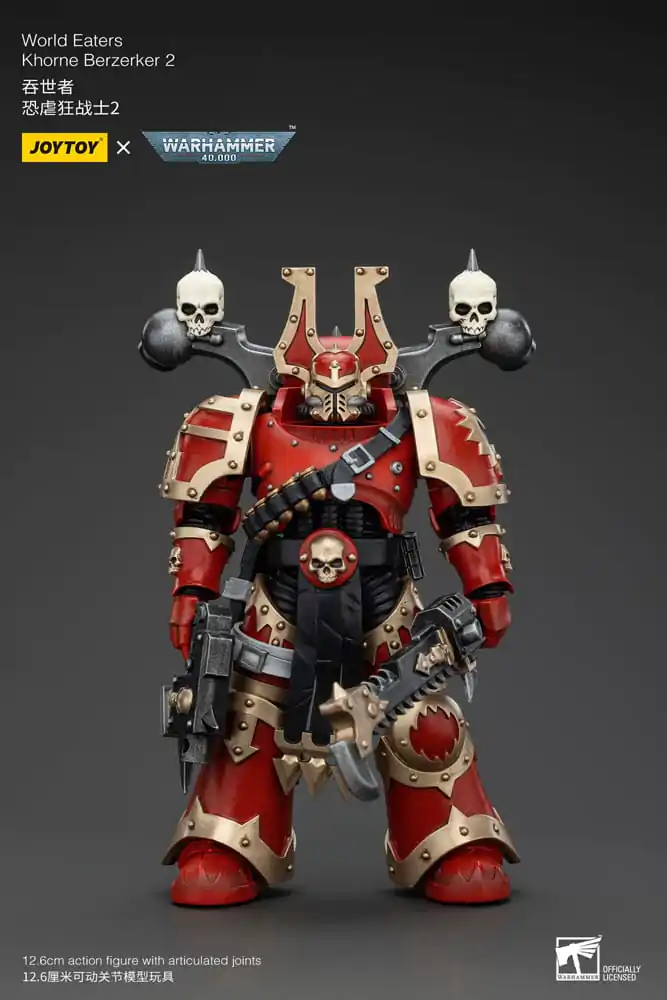 Warhammer 40k Figurka Akcji 1/18 World Eaters Khorne Berzerker 2 13 cm zdjęcie produktu