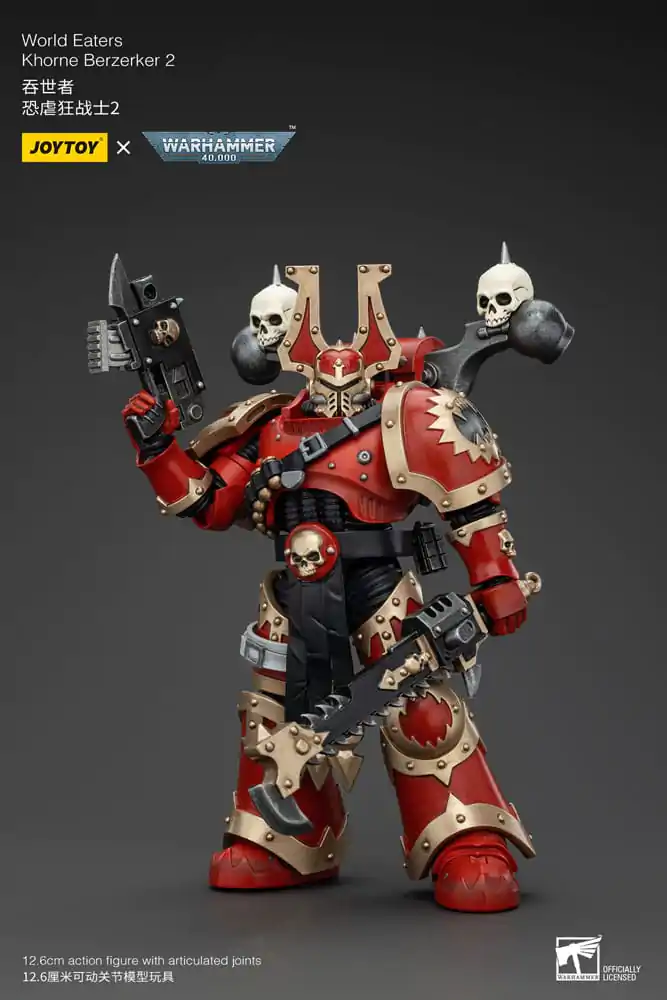 Warhammer 40k Figurka Akcji 1/18 World Eaters Khorne Berzerker 2 13 cm zdjęcie produktu