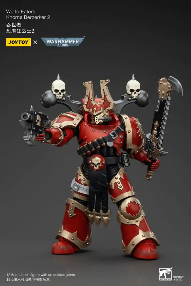 Warhammer 40k Figurka Akcji 1/18 World Eaters Khorne Berzerker 2 13 cm zdjęcie produktu