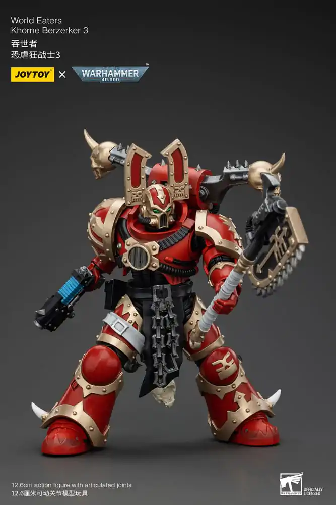 Figurka akcji Warhammer 40k 1/18 World Eaters Khorne Berzerker 3 13 cm zdjęcie produktu