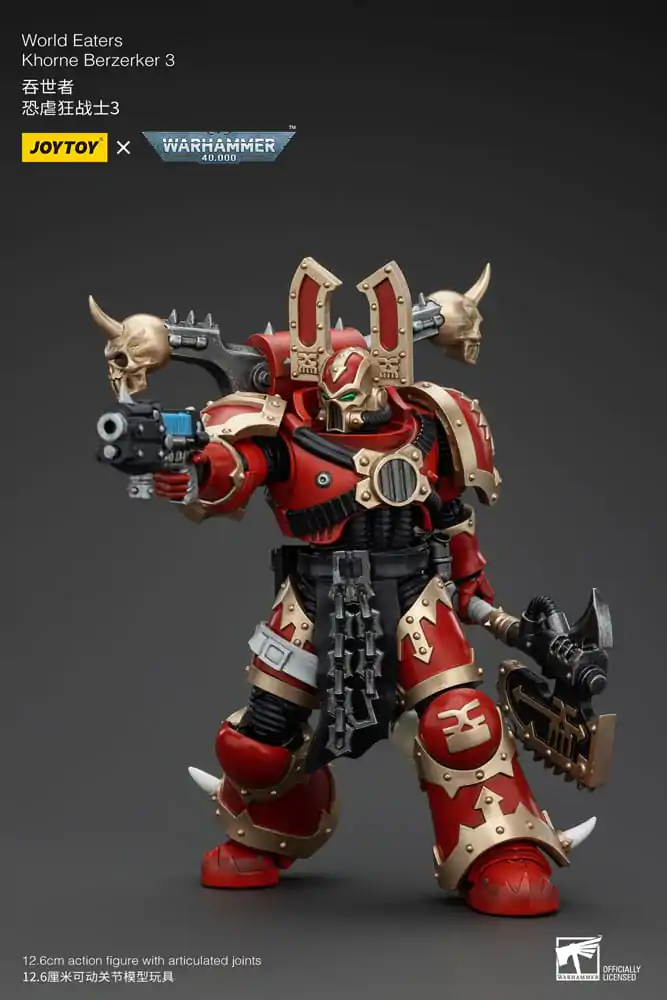 Figurka akcji Warhammer 40k 1/18 World Eaters Khorne Berzerker 3 13 cm zdjęcie produktu