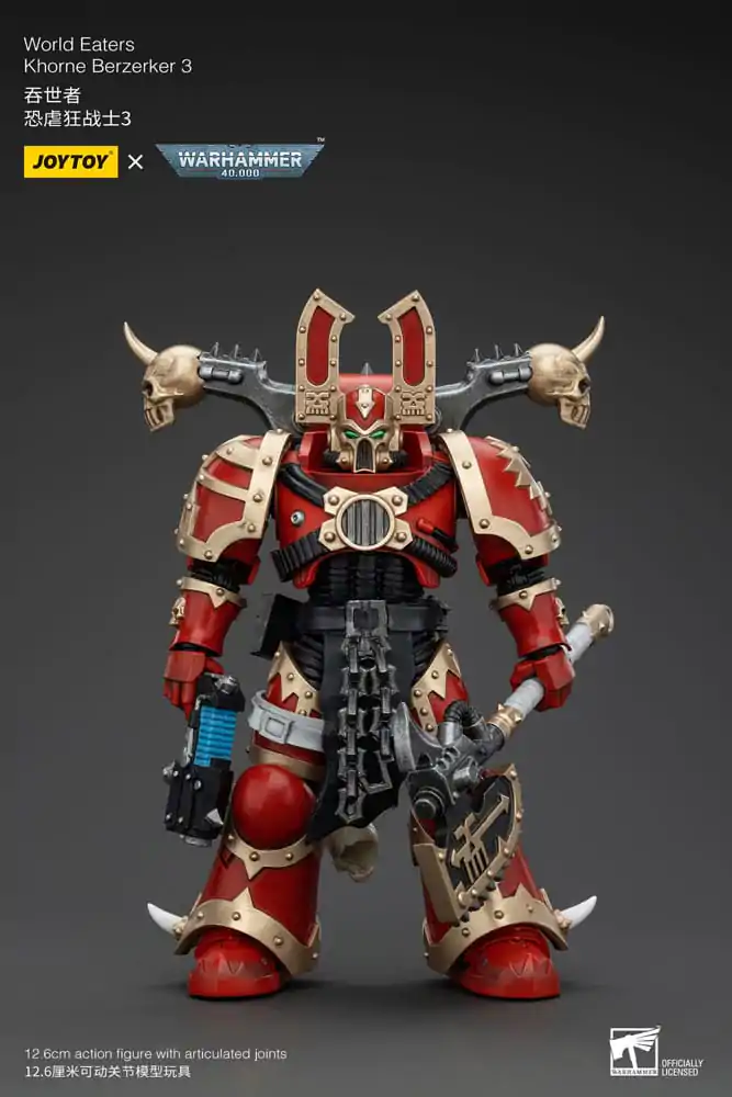 Figurka akcji Warhammer 40k 1/18 World Eaters Khorne Berzerker 3 13 cm zdjęcie produktu