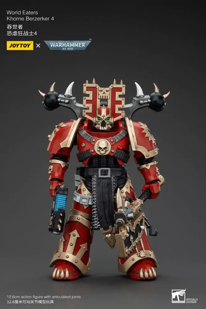 Figurka Akcji Warhammer 40k 1/18 World Eaters Khorne Berzerker 4 13 cm zdjęcie produktu