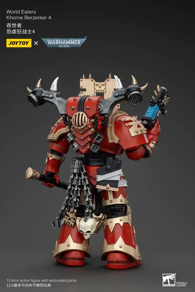 Figurka Akcji Warhammer 40k 1/18 World Eaters Khorne Berzerker 4 13 cm zdjęcie produktu