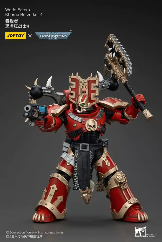 Figurka Akcji Warhammer 40k 1/18 World Eaters Khorne Berzerker 4 13 cm zdjęcie produktu