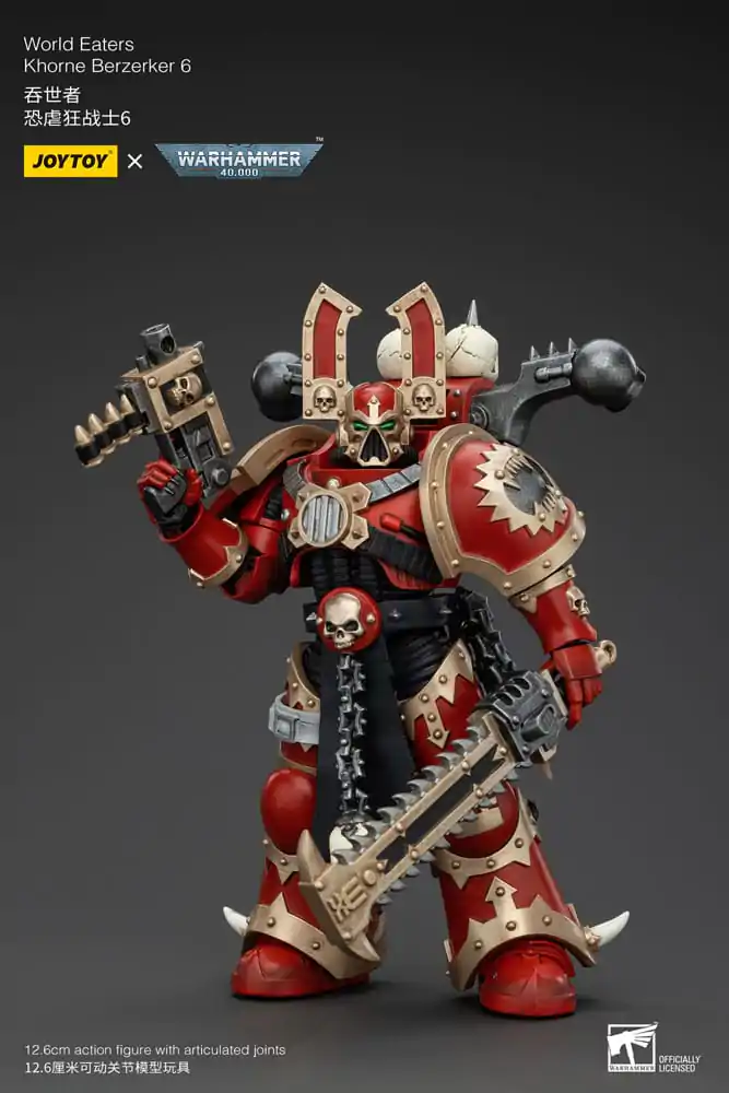 Warhammer 40k Figurka Akcji 1/18 World Eaters Khorne Berzerker 6 13 cm zdjęcie produktu