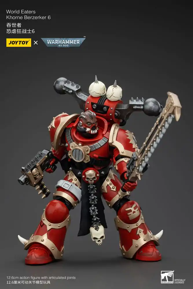 Warhammer 40k Figurka Akcji 1/18 World Eaters Khorne Berzerker 6 13 cm zdjęcie produktu