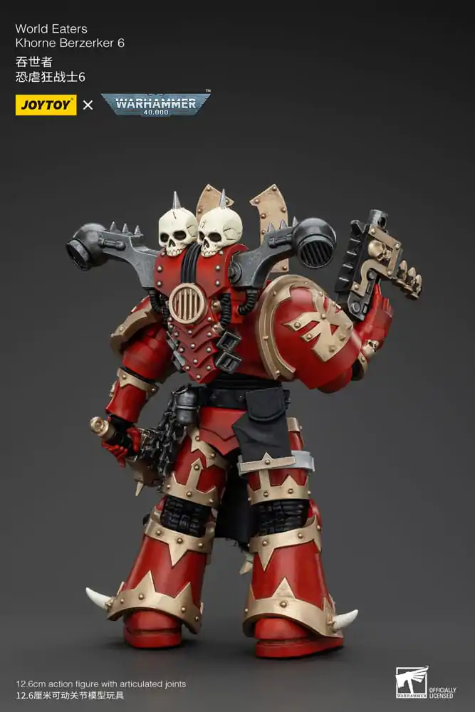 Warhammer 40k Figurka Akcji 1/18 World Eaters Khorne Berzerker 6 13 cm zdjęcie produktu