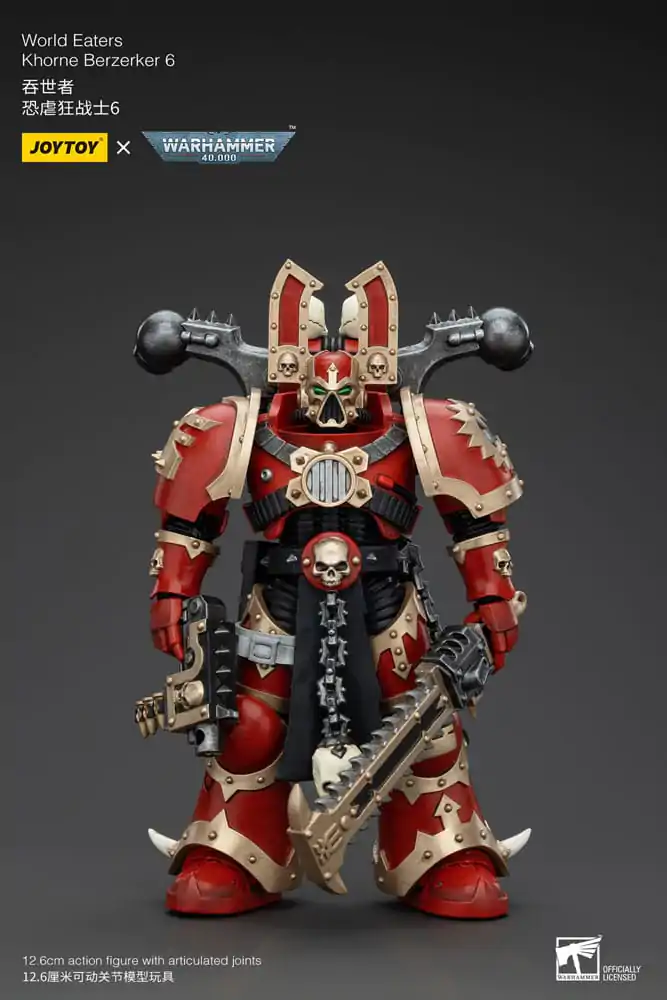 Warhammer 40k Figurka Akcji 1/18 World Eaters Khorne Berzerker 6 13 cm zdjęcie produktu