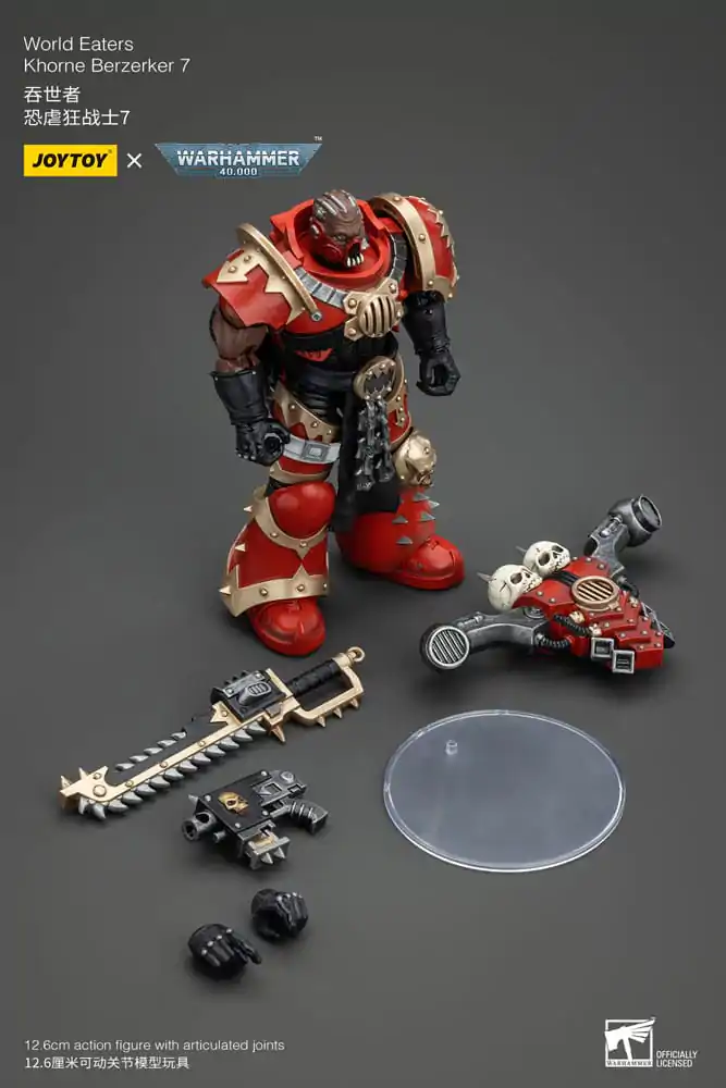 Warhammer 40k Figurka Akcji 1/18 World Eaters Khorne Berzerker 7 13 cm zdjęcie produktu