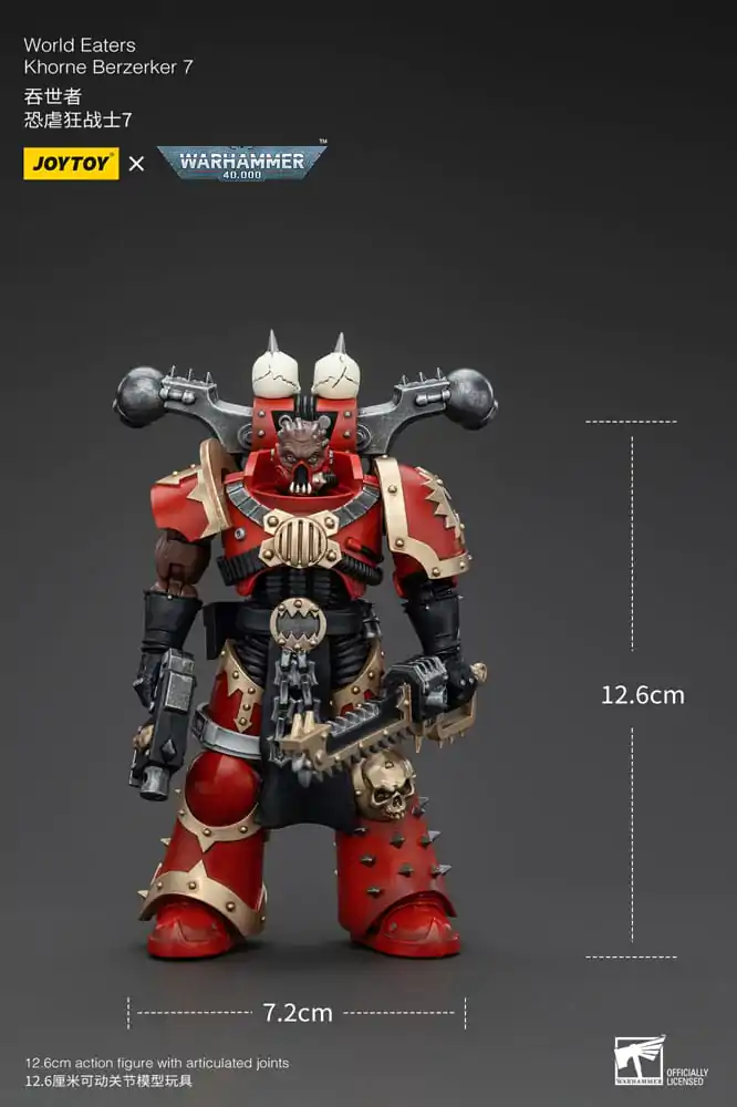 Warhammer 40k Figurka Akcji 1/18 World Eaters Khorne Berzerker 7 13 cm zdjęcie produktu