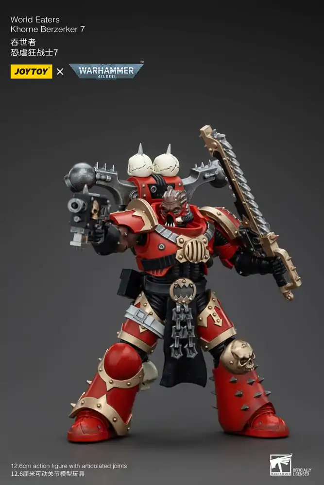 Warhammer 40k Figurka Akcji 1/18 World Eaters Khorne Berzerker 7 13 cm zdjęcie produktu