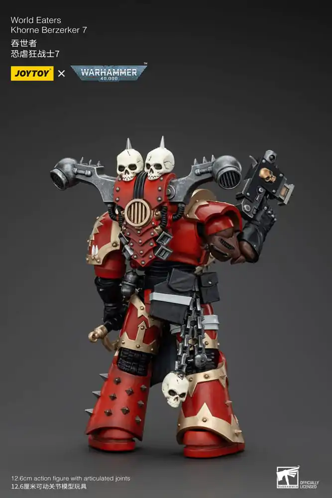 Warhammer 40k Figurka Akcji 1/18 World Eaters Khorne Berzerker 7 13 cm zdjęcie produktu