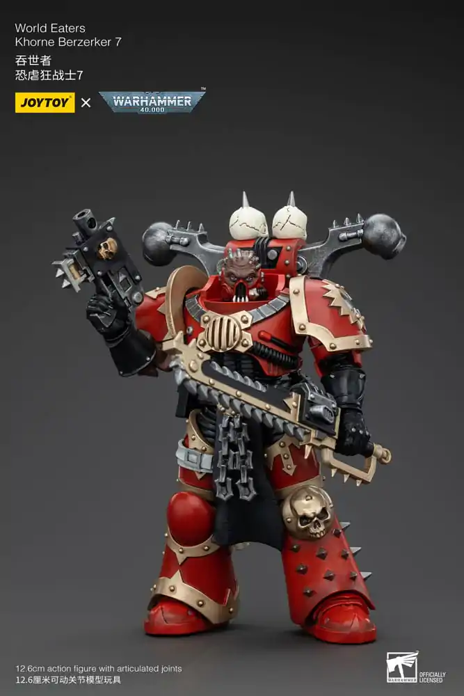 Warhammer 40k Figurka Akcji 1/18 World Eaters Khorne Berzerker 7 13 cm zdjęcie produktu