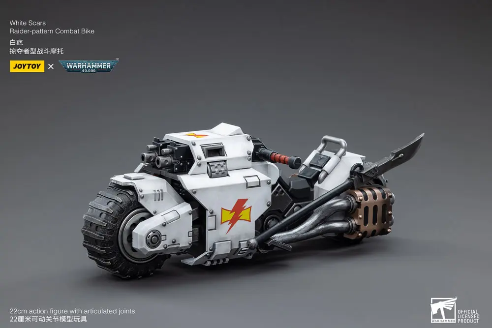 Warhammer 40k Vehicle 1/18 White Scars Raider-pattern Combat Bike 22 cm zdjęcie produktu