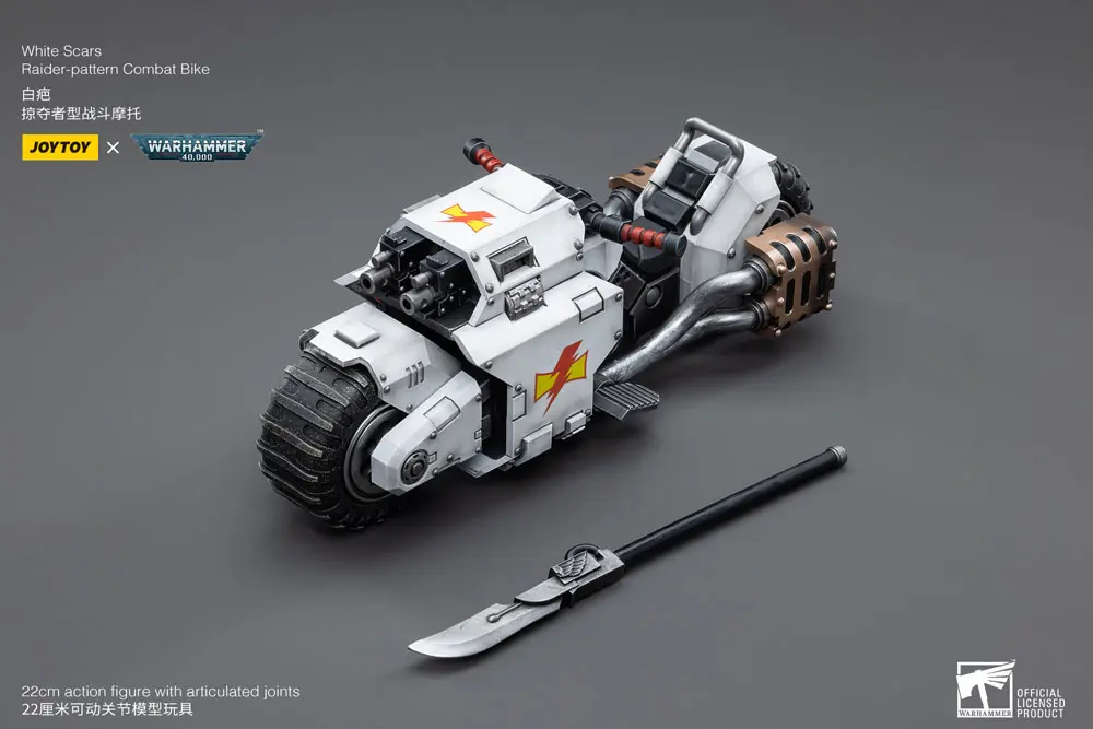 Warhammer 40k Vehicle 1/18 White Scars Raider-pattern Combat Bike 22 cm zdjęcie produktu