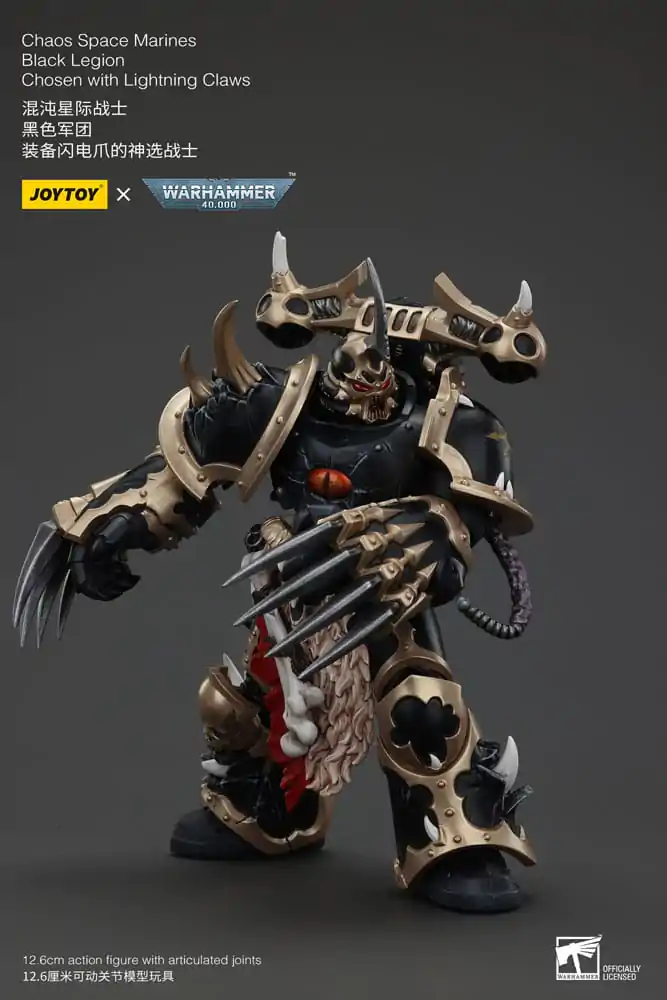 Warhammer 40k Figurka Akcji Chaos Space Marines Black Legion Chosen z Lightning Claws 20 cm zdjęcie produktu