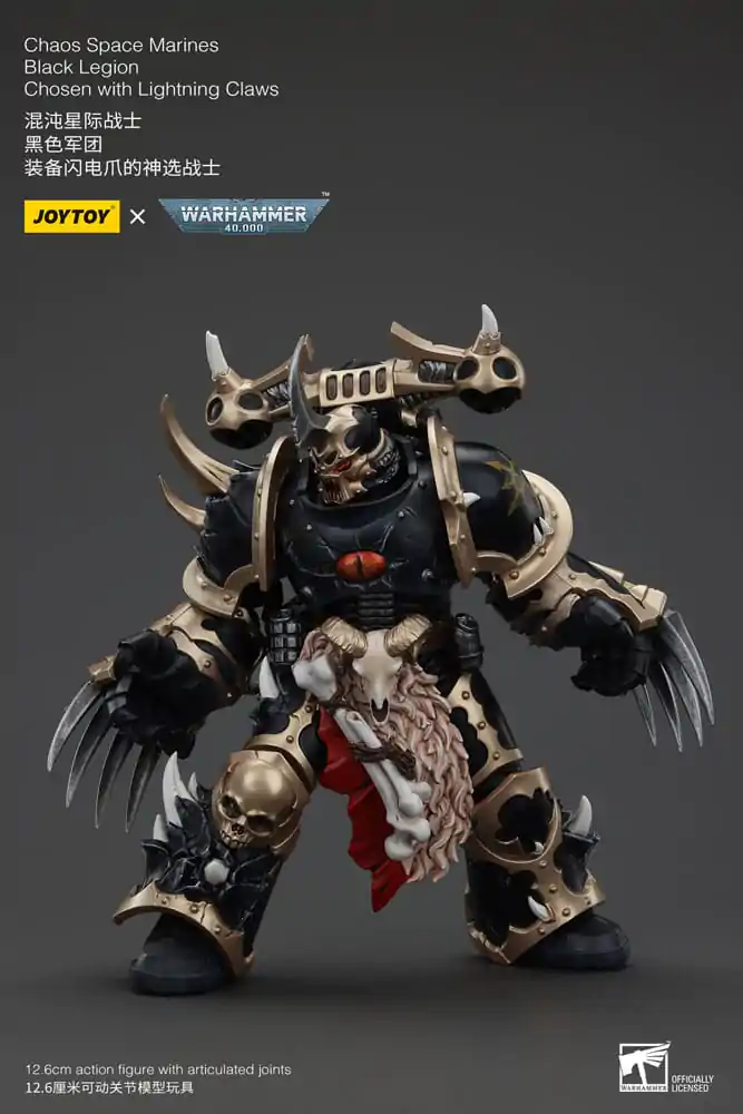 Warhammer 40k Figurka Akcji Chaos Space Marines Black Legion Chosen z Lightning Claws 20 cm zdjęcie produktu