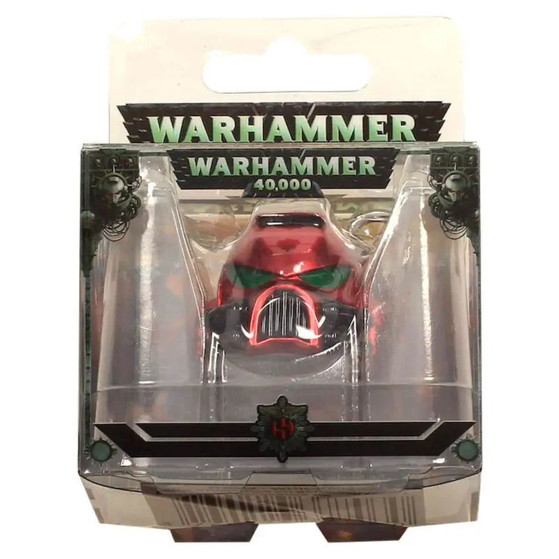 Warhammer 40K Metalowy breloczek Space Marine MKVII Hełm Blood Angels zdjęcie produktu