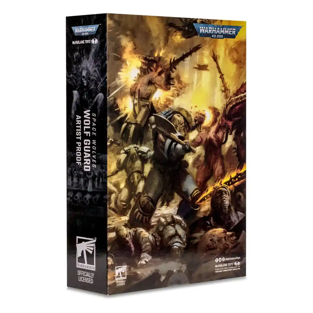 Warhammer 40k Figurka akcji Space Wolves Wolf Guard (Artist Proof) 18 cm zdjęcie produktu