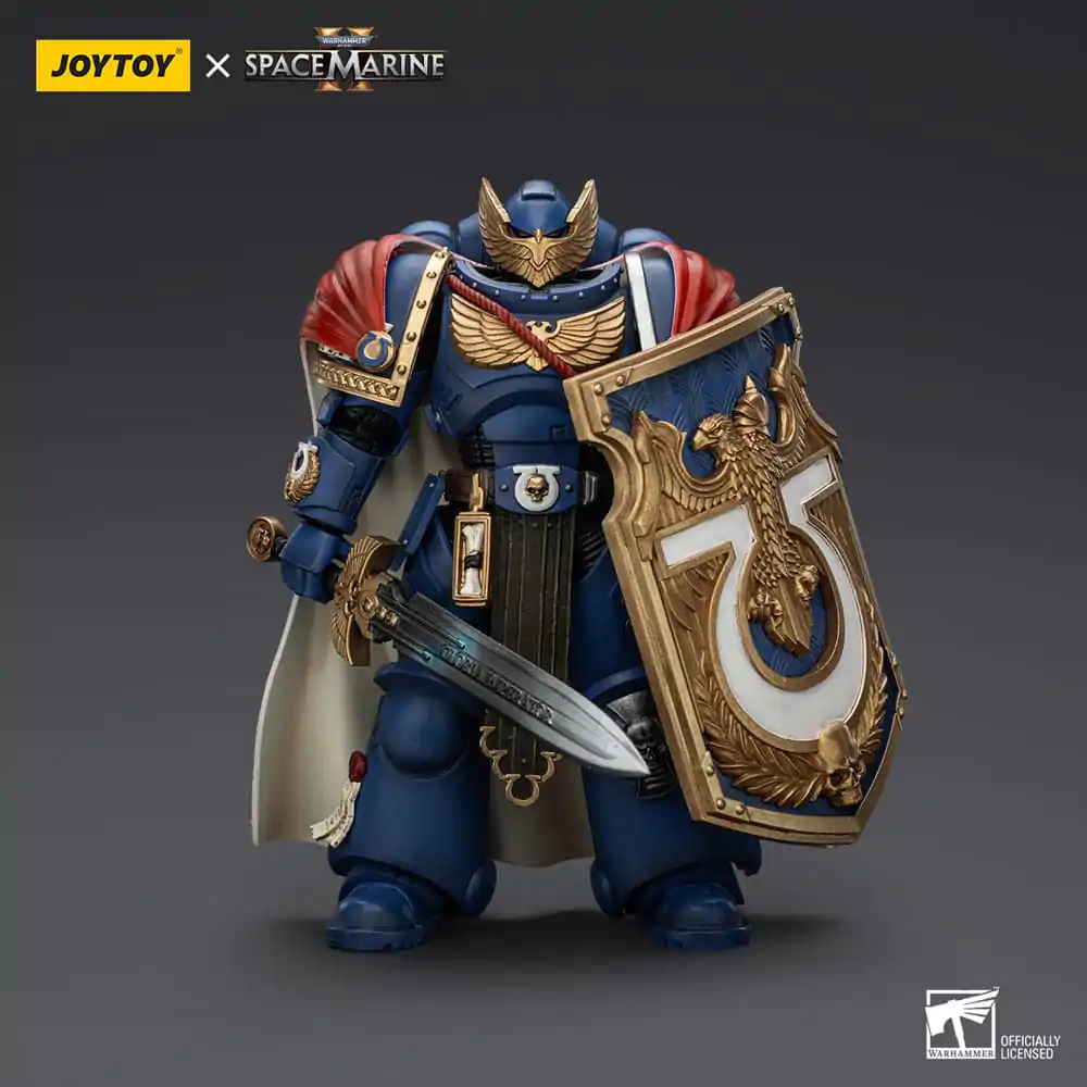 Warhammer 40k Figurka Akcji Ultramarines Victrix Honour Guard z Tarczą Burzową i Mieczem Energetycznym 20 cm zdjęcie produktu